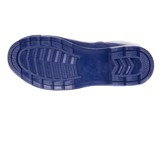 Women's Rainboots, Tall Rubber Rain Boots, RB-3106, Navy - Picture 5 of 6